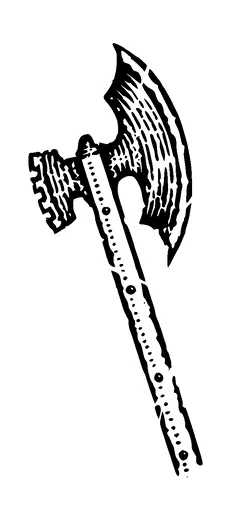 Ancient Axe Tattoo Meaning, PNG and SVG