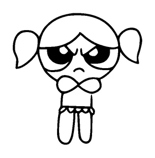 Angry Bubbles From Powerpuff Girls Tattoo Meaning, PNG and SVG