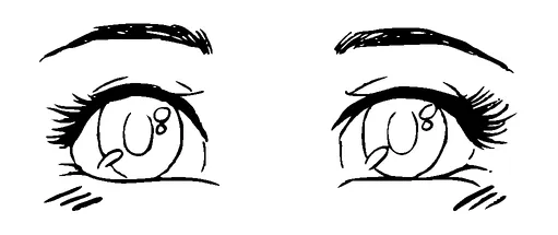 Anime Eyes Tattoo Meaning, PNG and SVG