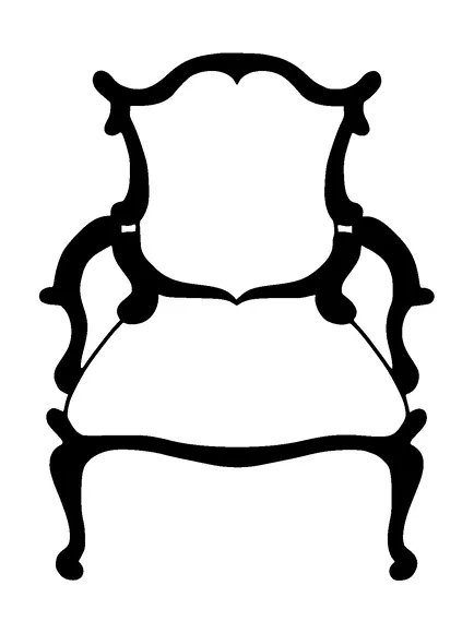 Antique Chair Tattoo Meaning, PNG and SVG