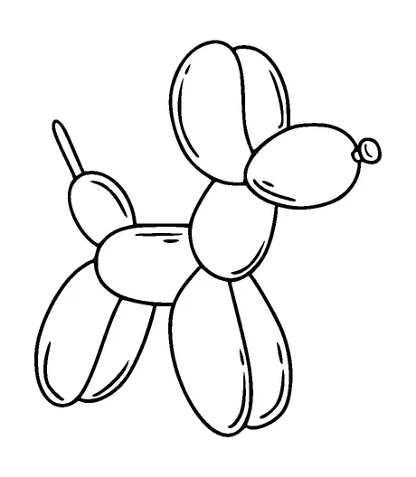 Balloon Dog Tattoo Meaning, PNG and SVG