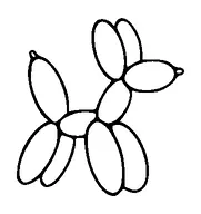 Balloon Dog Tattoo Meaning, PNG and SVG