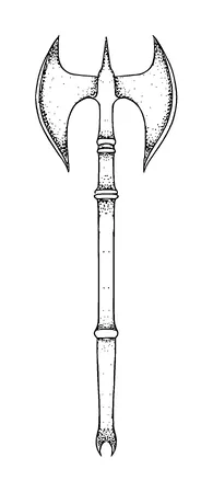 Battle Axe Tattoo Meaning, PNG and SVG