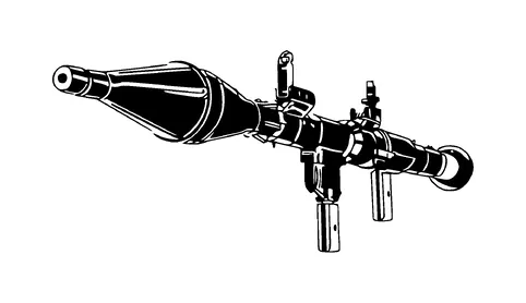 Bazooka Tattoo Meaning, PNG and SVG