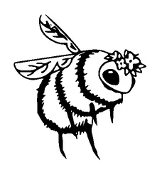 Bee Tattoo Meaning, PNG and SVG