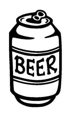 Beer Can Tattoo Meaning, PNG and SVG