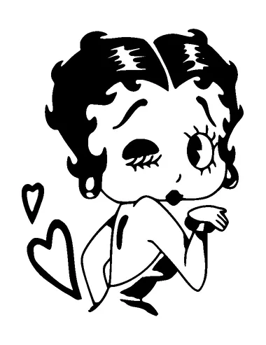 Betty Boop Tattoo Meaning, PNG and SVG