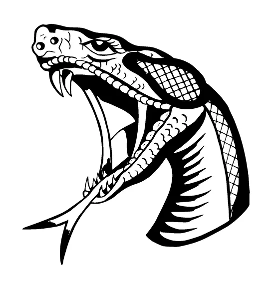 Biting Snakes Head Tattoo Meaning, PNG and SVG