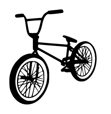 Bmx Bike Silhouette Tattoo Meaning, PNG and SVG