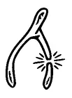 Broken Wishbone Tattoo Meaning, PNG and SVG