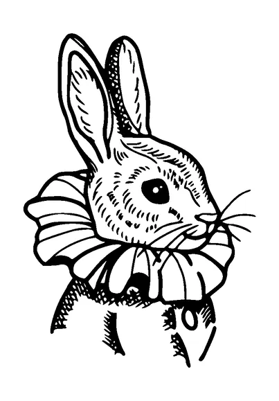 Bunny Head Tattoo Meaning, PNG and SVG