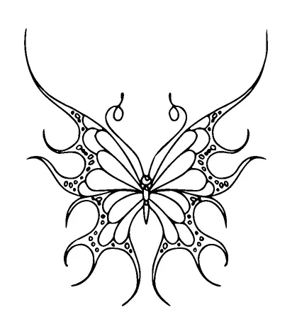 Butterfly Tattoo Meaning, PNG and SVG