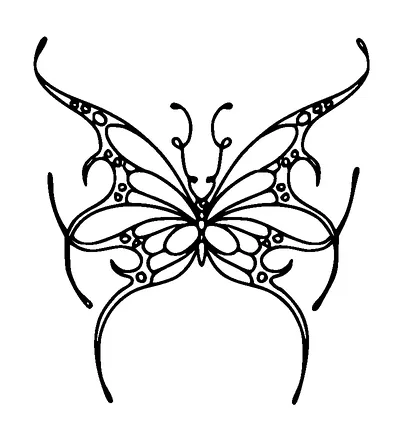 Butterfly Tattoo Meaning, PNG and SVG