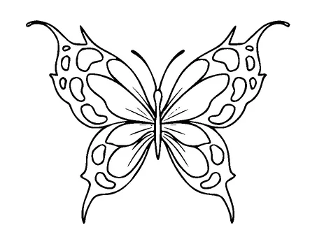 Butterfly Tattoo Meaning, PNG and SVG