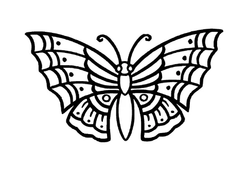 Butterfly Tattoo Meaning, PNG and SVG