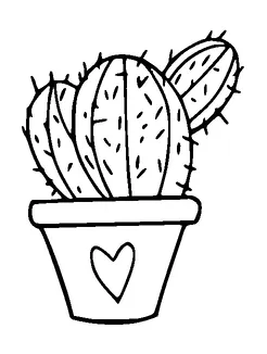 Cactus In Pot Tattoo Meaning, PNG and SVG