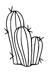 Cactus Small Tattoo Meaning, PNG and SVG