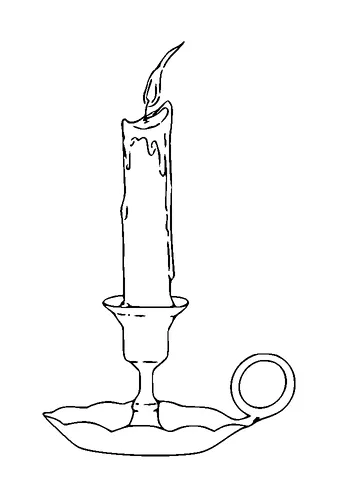 Candle Holder Tattoo Meaning, PNG and SVG