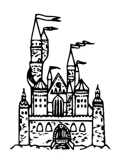 Castle With Flags Tattoo Meaning, PNG and SVG