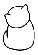 Cat From Back Small Tattoo Meaning, PNG and SVG