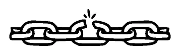 Chain Broken Tattoo Meaning, PNG and SVG