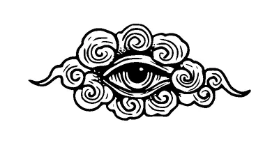 Cloud With Eye Tattoo Meaning, PNG and SVG