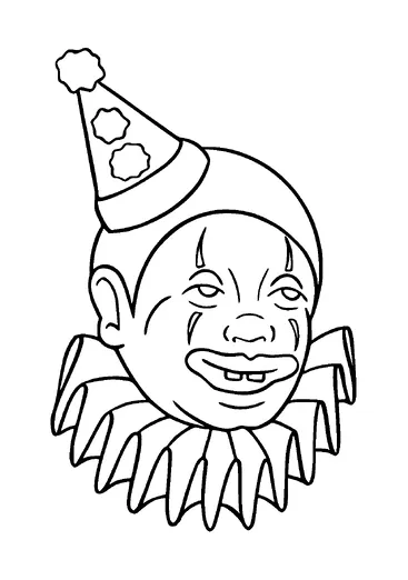 Clowns Head Tattoo Meaning, PNG and SVG