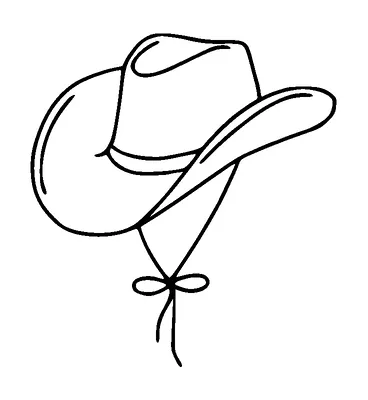 Cowboy Hat Tattoo Meaning, PNG and SVG