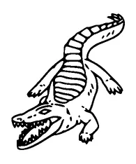 Crocodile Tattoo Meaning, PNG and SVG