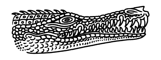 Crocodile Head Tattoo Meaning, PNG and SVG