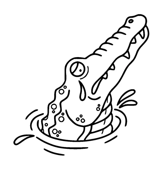 Crying Crocodile Tattoo Meaning, PNG and SVG