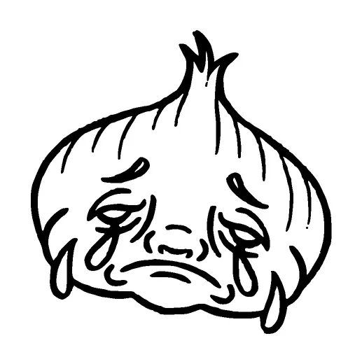 Crying Onions Tattoo Meaning, PNG and SVG