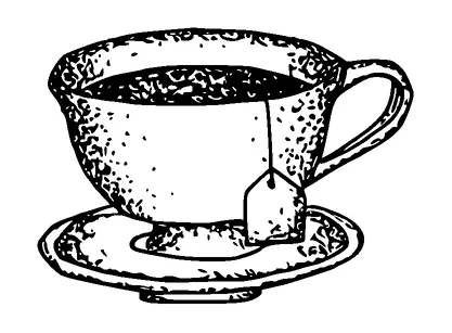 Cup Of Tea Dot Tattoo Meaning, PNG and SVG