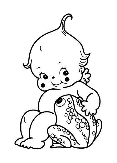 Cute Baby With Frog Tattoo Meaning, PNG and SVG