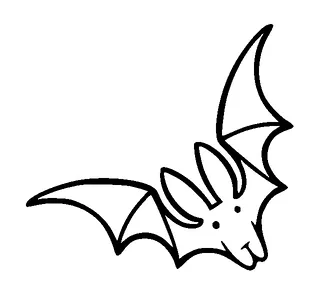 Cute Bat Small Tattoo Meaning, PNG and SVG