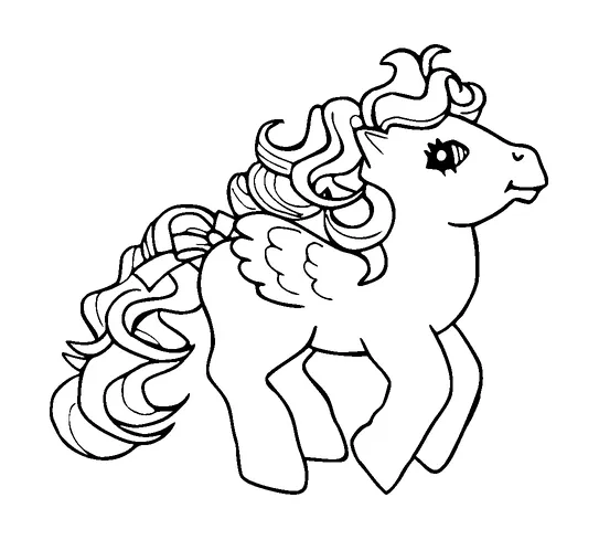 Cute Cartoon Pony Tattoo Meaning, PNG and SVG