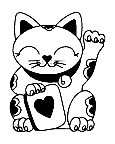 Cute Cat Tattoo Meaning, PNG and SVG