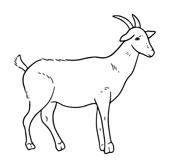 Cute Goat Tattoo Meaning, PNG and SVG