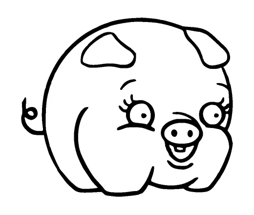 Cute Piggy Bank Tattoo Meaning, PNG and SVG