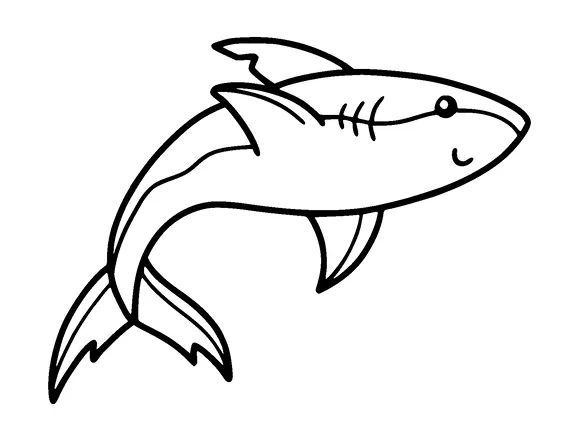 Cute Shark Tattoo Meaning, PNG and SVG