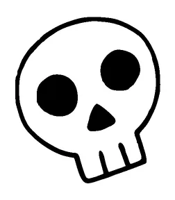 Cute Small Skull Tattoo Meaning, PNG and SVG