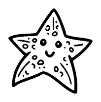 Cute Star Fish Tattoo Meaning, PNG and SVG