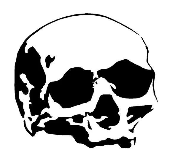 Dark Skull Tattoo Meaning, PNG and SVG