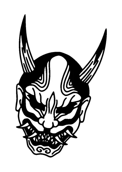 Devils Head Tattoo Meaning, PNG and SVG