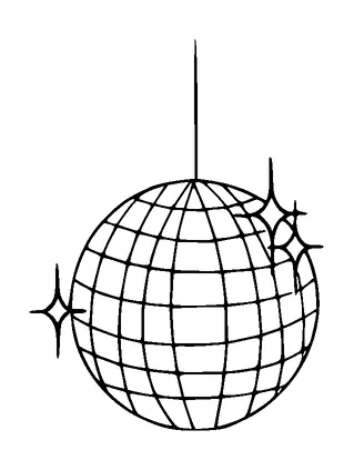 Disco Ball Tattoo Meaning, PNG and SVG