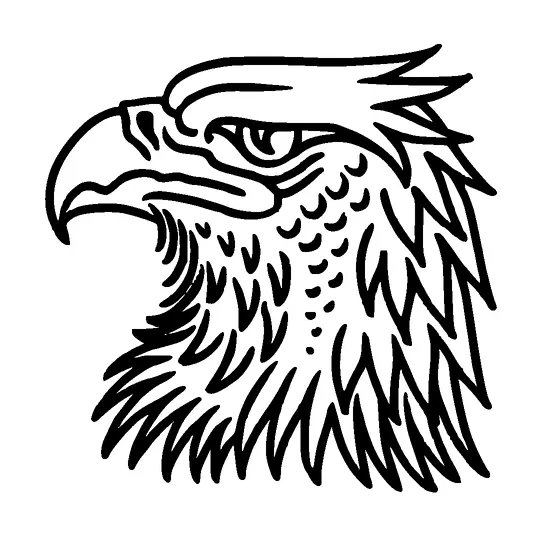 Eagles Head Tattoo Meaning, PNG and SVG