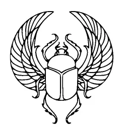 Egyptian Scarab Bug Tattoo Meaning, PNG and SVG