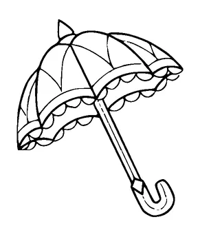 Fancy Umbrella Tattoo Meaning, PNG and SVG