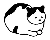 Fat Cat Sitting Tattoo Meaning, PNG and SVG