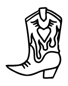 Female Cowboy Boots Tattoo Meaning, PNG and SVG